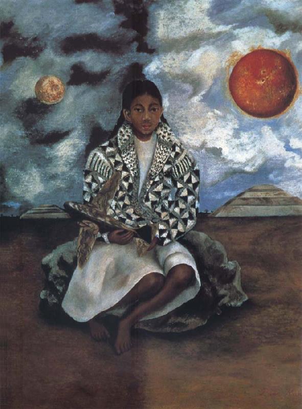 Frida Kahlo Portrait of Lucha Maria,a girl from Tehuacan oil painting image